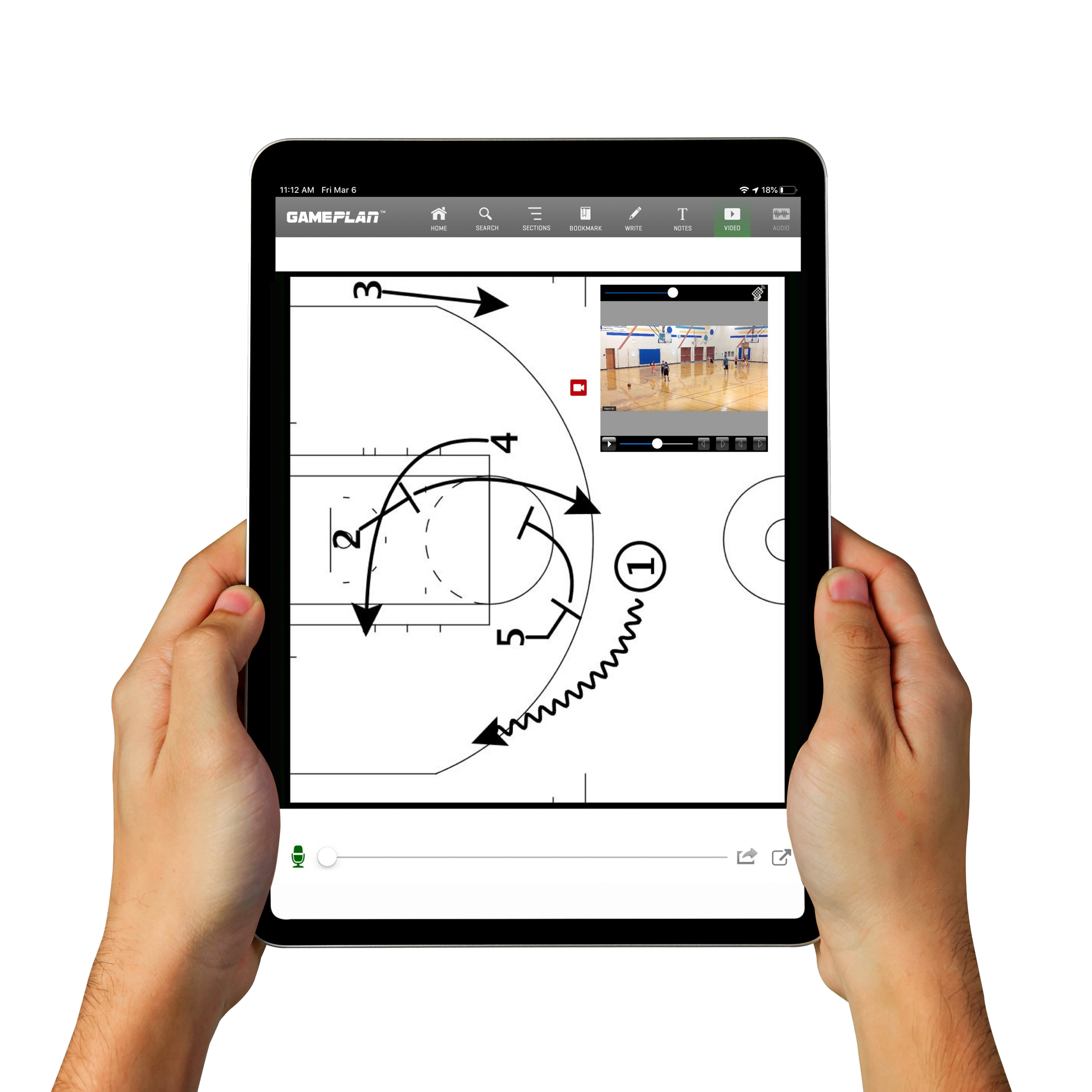 GamePlan iPad Basketball